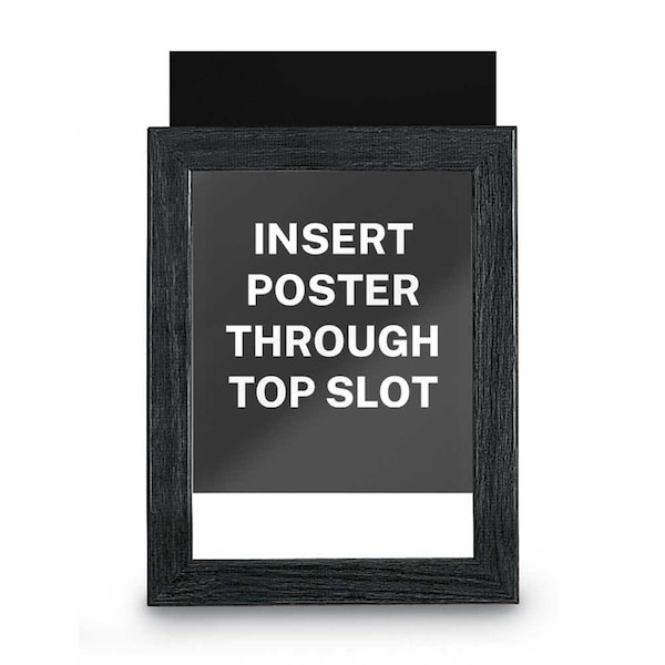 Drop-In Shadowbox, 12"x18", Walnut/Amethys